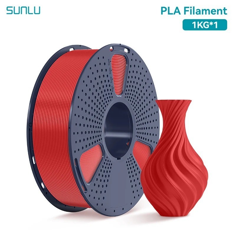 SUNLU PLA+ 3D Printer Filament 1.75mm 1kg 330m No Knots Vacuum Packed