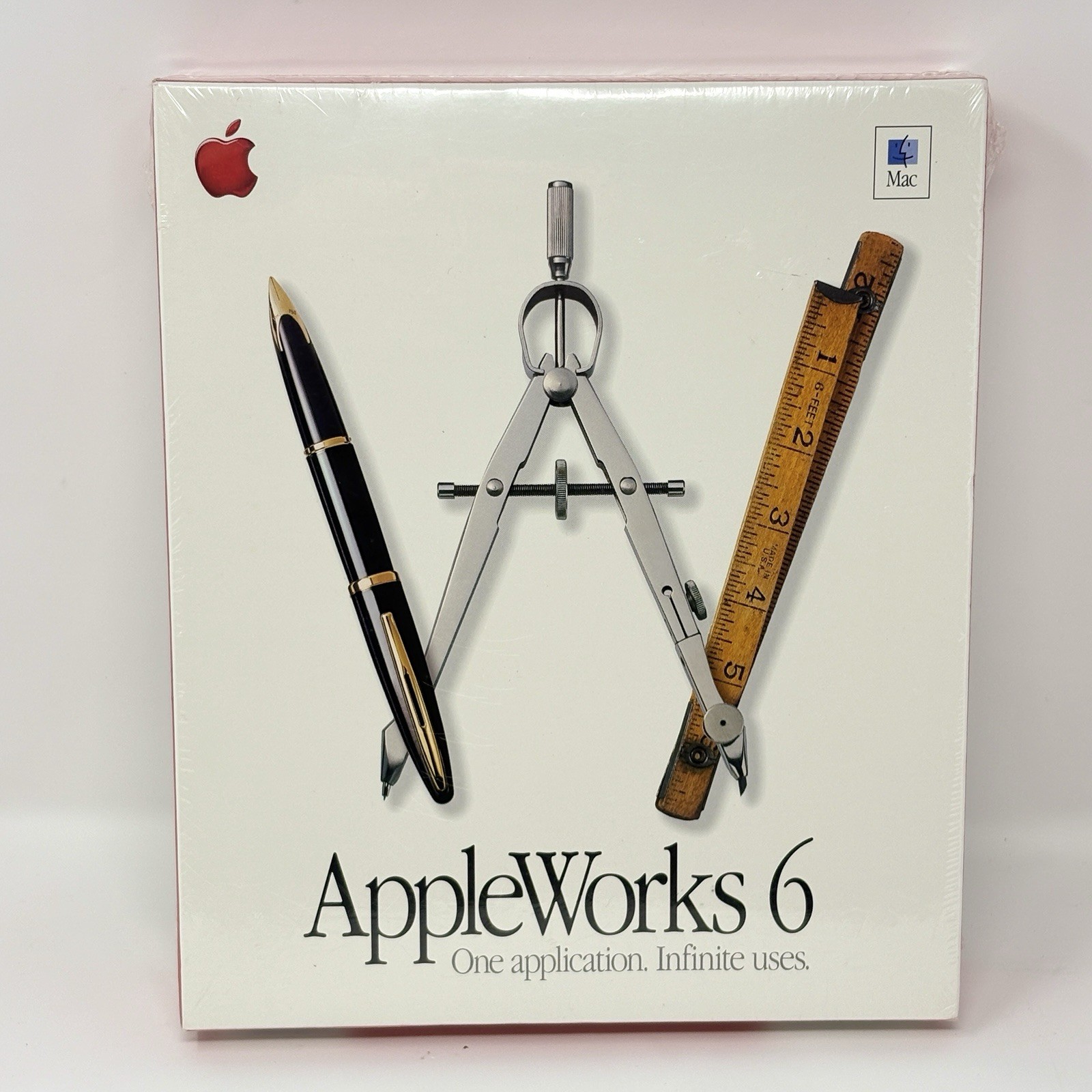 Apple AppleWorks 6 Version 6.0 Mac OS X Software New in Box SEALED