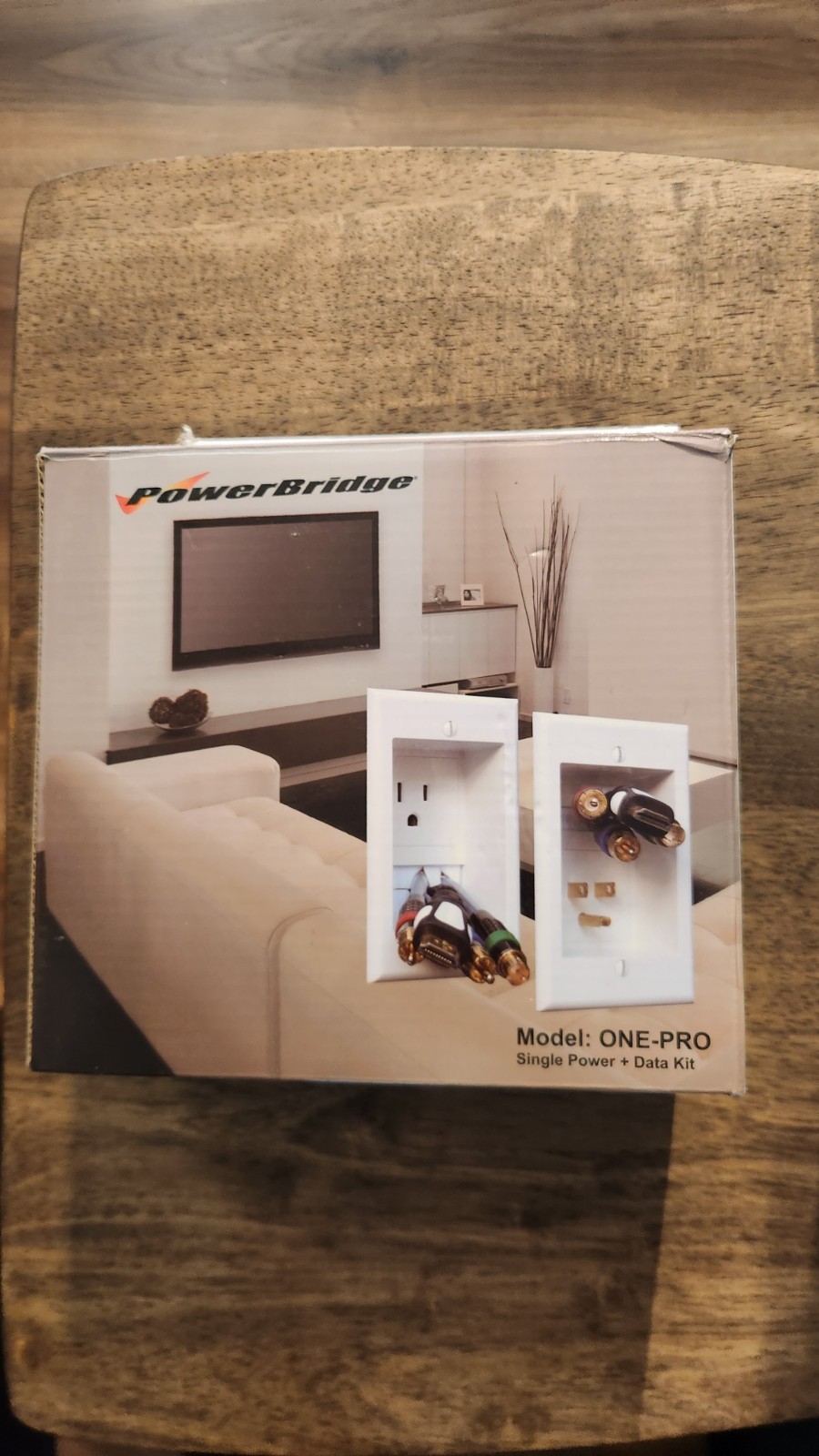 PowerBridge ONE-CK Single Power Outlet Connector Kit In-Wall Cable Management