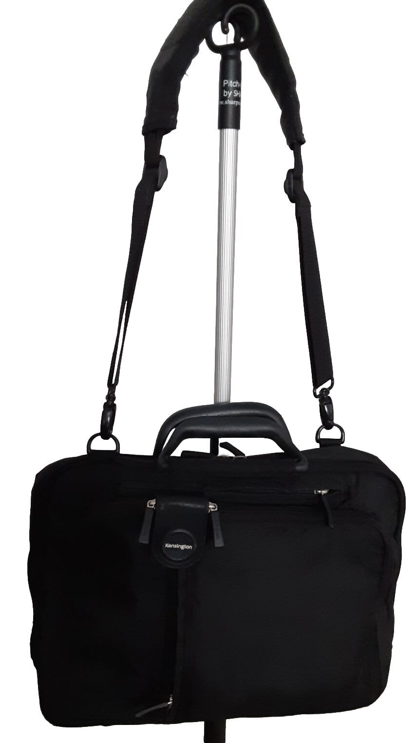 Kensington Contour Computer Briefcase Laptop Business Bag For 11"-15" Laptop Blk