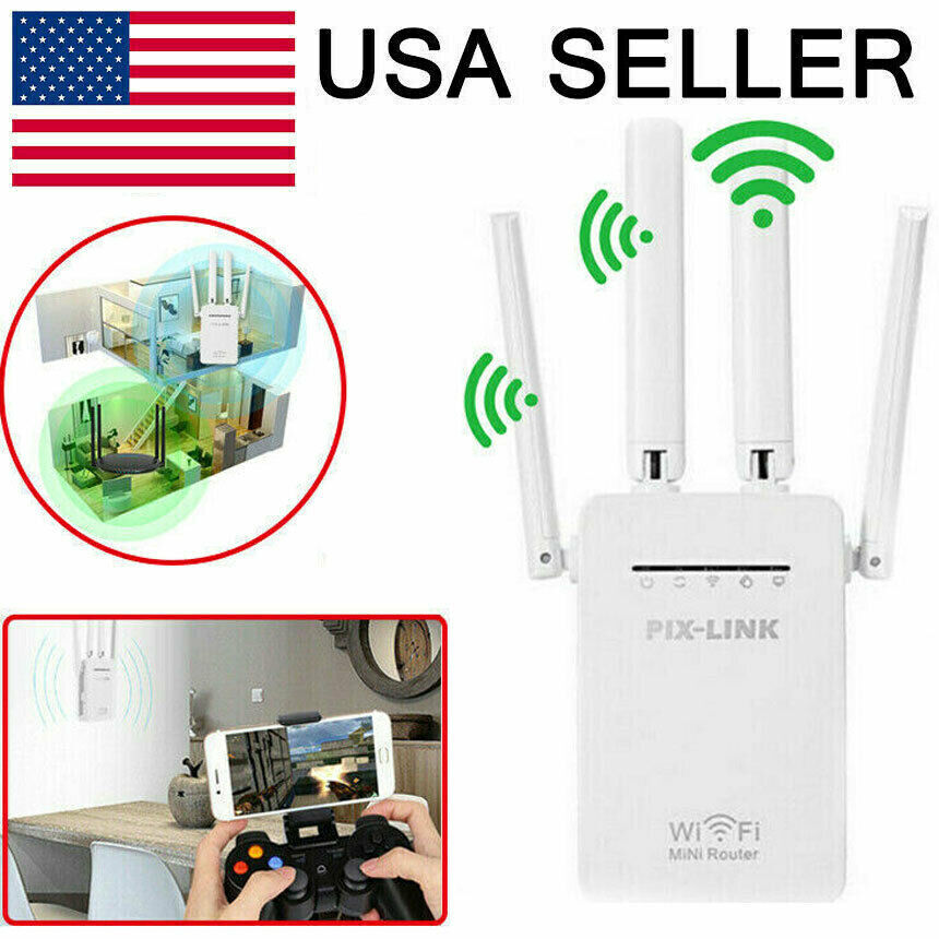 2.4G/5G Dual Band WiFi Repeater 1200Mbps WIFI Range Extender Wifi Signal Booster