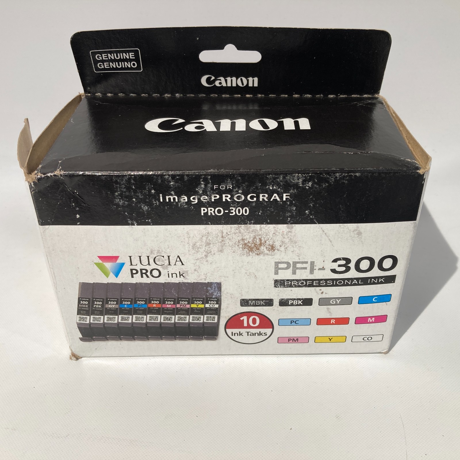 GENUINE Canon LUCIA PRO PFI-300 Ink Cartridge FULL SET for ImagePROGRAF PRO-300