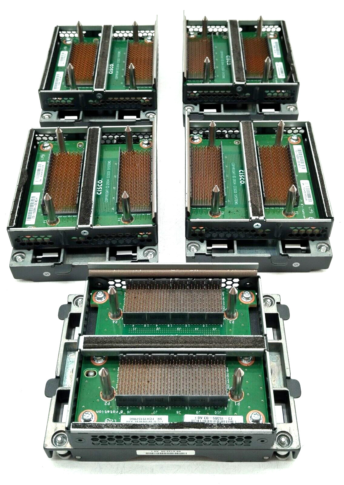 LOT OF 5  CISCO  73-15389-03  68-5122-04 UCS B460 M4 SCALABILITY CONNECTORS