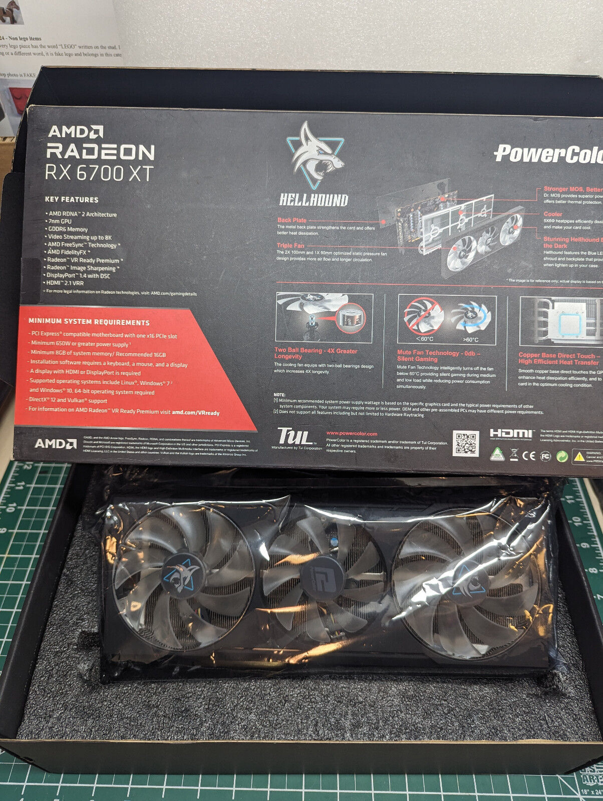PowerColor Hellhound Radeon RX 6700 XT 12GB GDDR6 Graphics Card