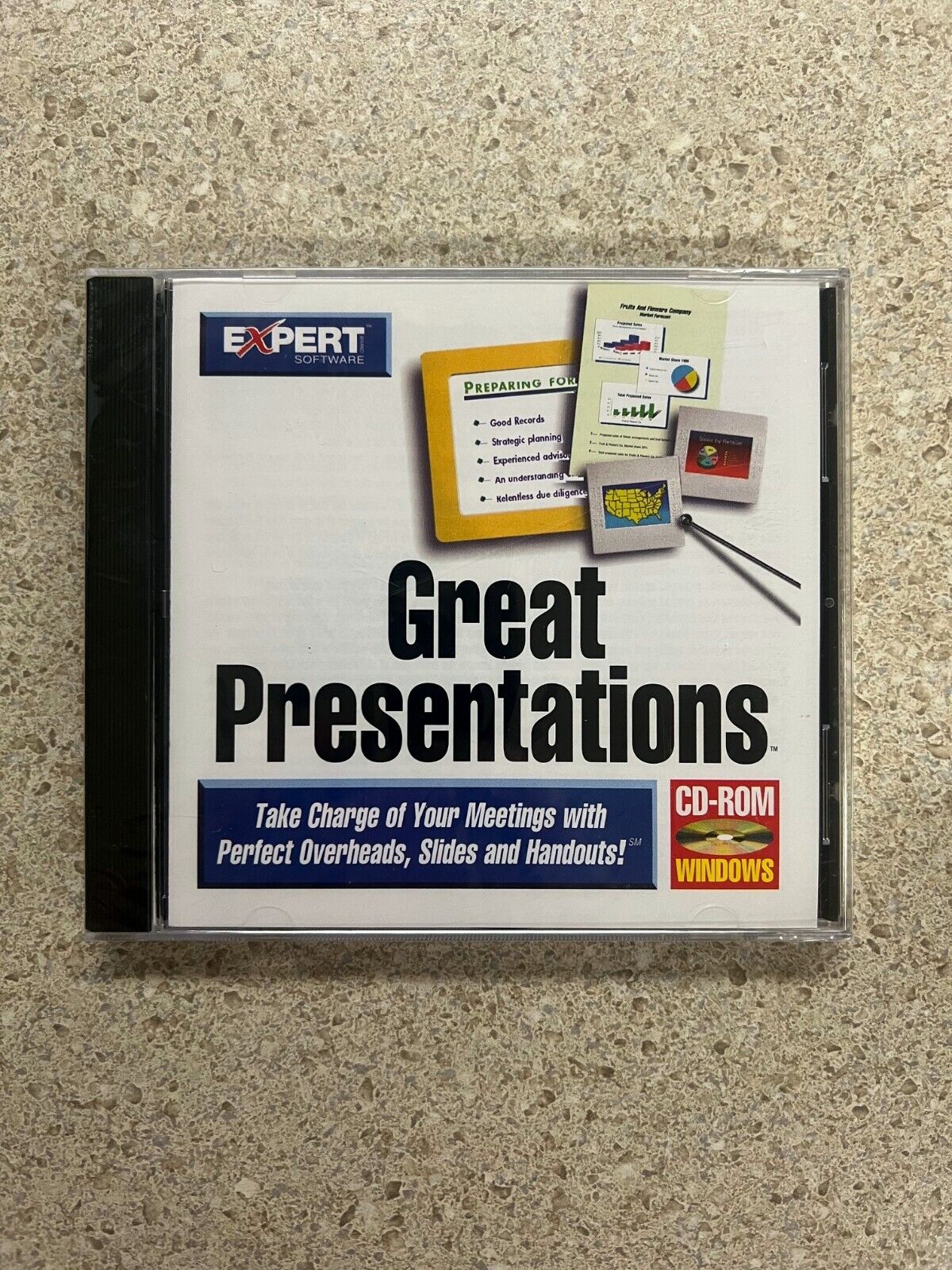 Expert Software Great Presentations PC CD Rom New Sealed