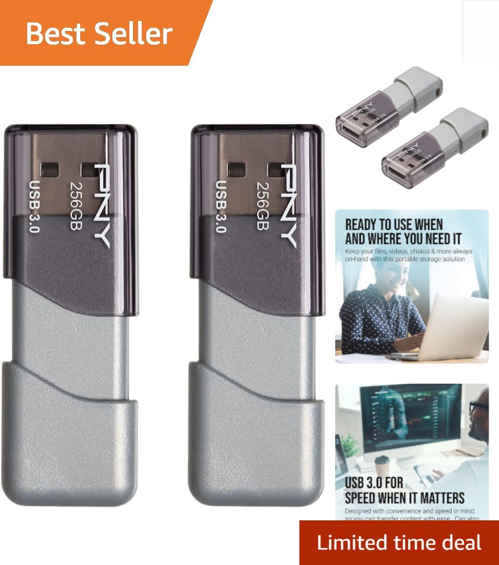 Turbo Attaché 3 USB 3.0 Flash Drive 256GB | Effortless Storage Solution