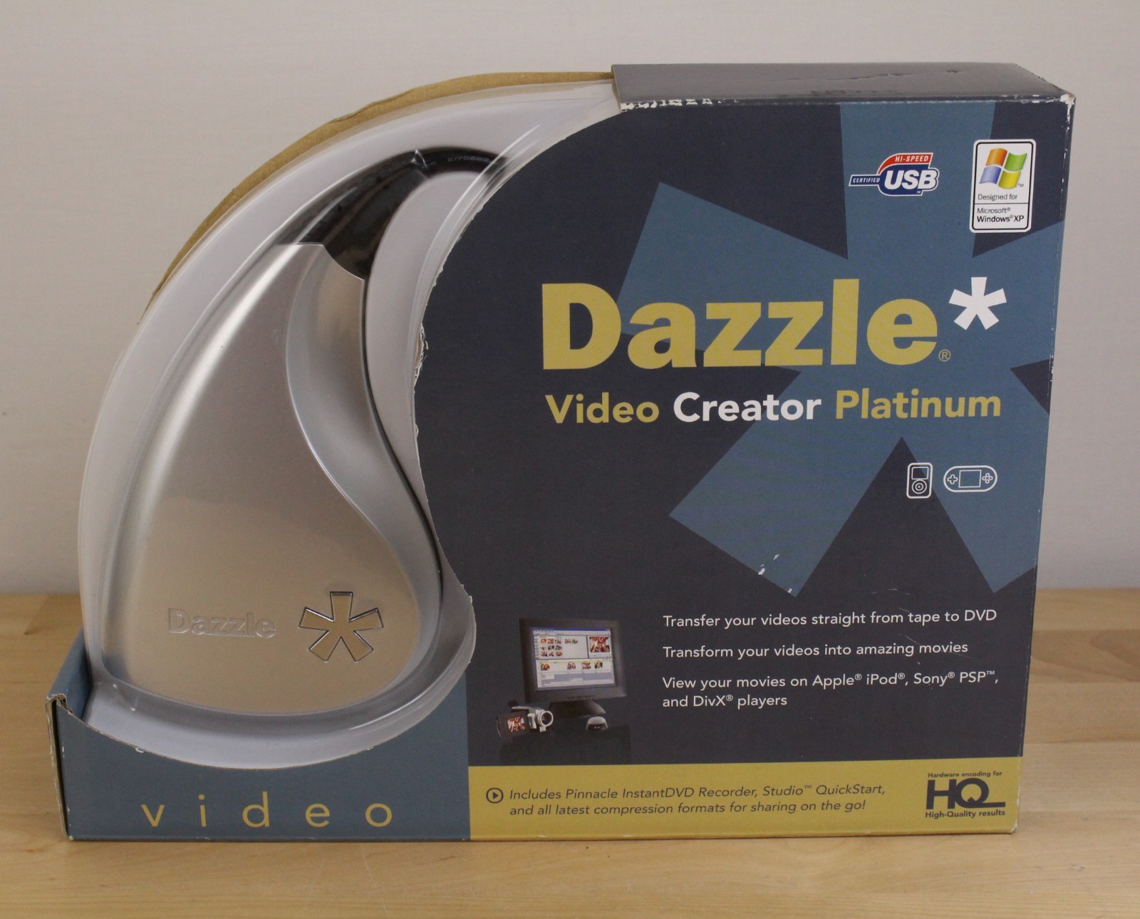 NEW Pinnacle Dazzle Video Creator Platinum, Transfer from Tape to DVD