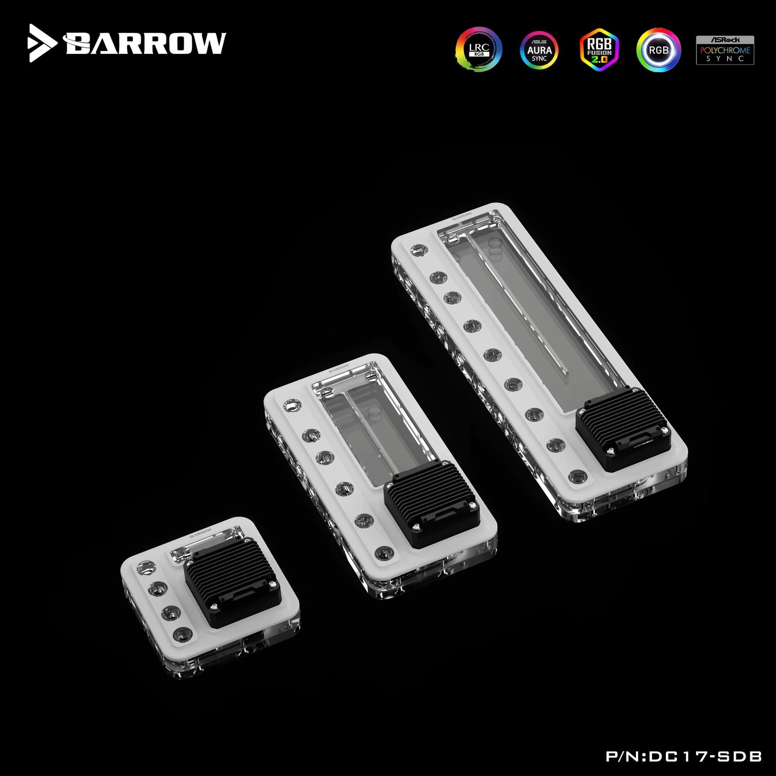 BARROW Distro Plate Water Cooling Pump Combo 120/240/360mm PC Reservoir