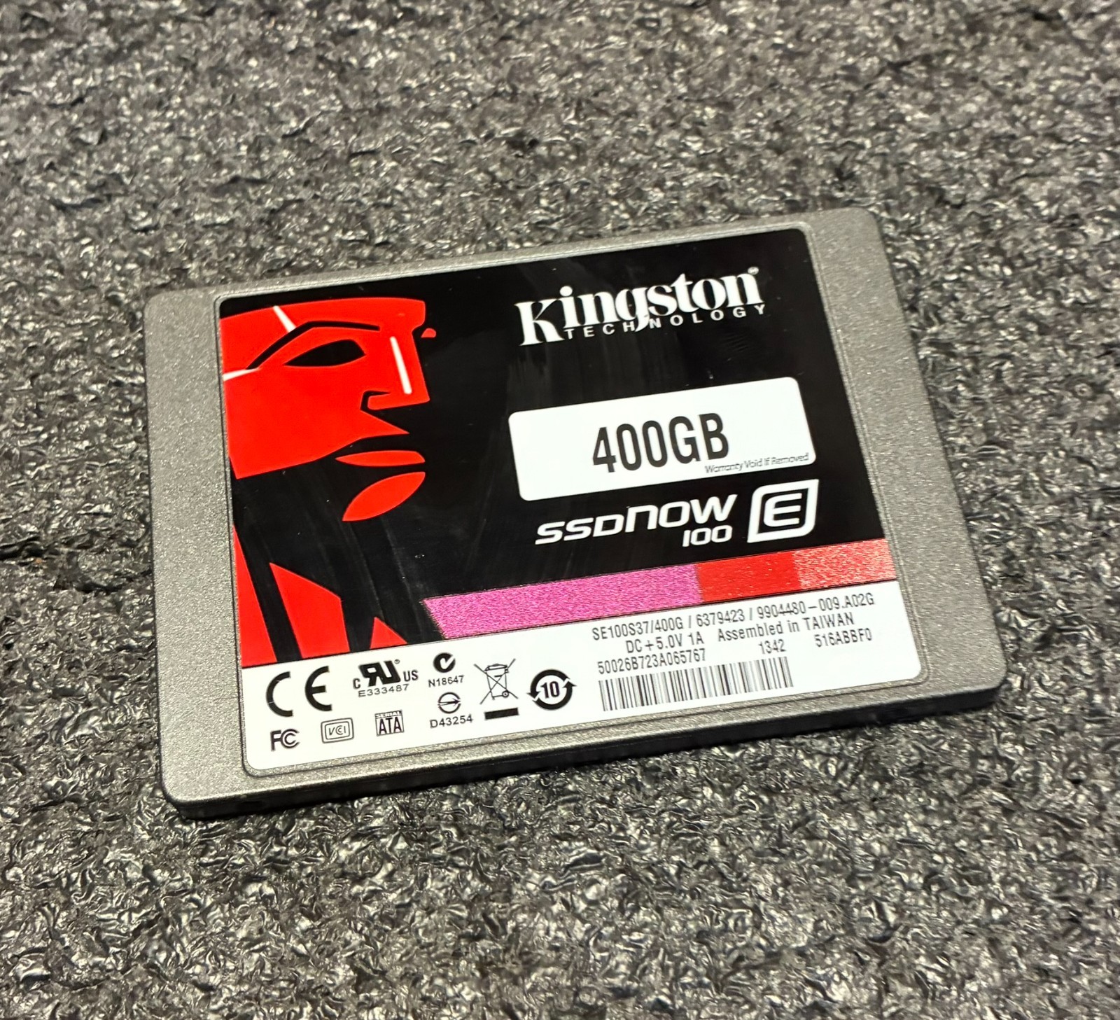 Kingston SSD Now 400GB 2.5" SSD 6G/S SATA SE100S37/400G