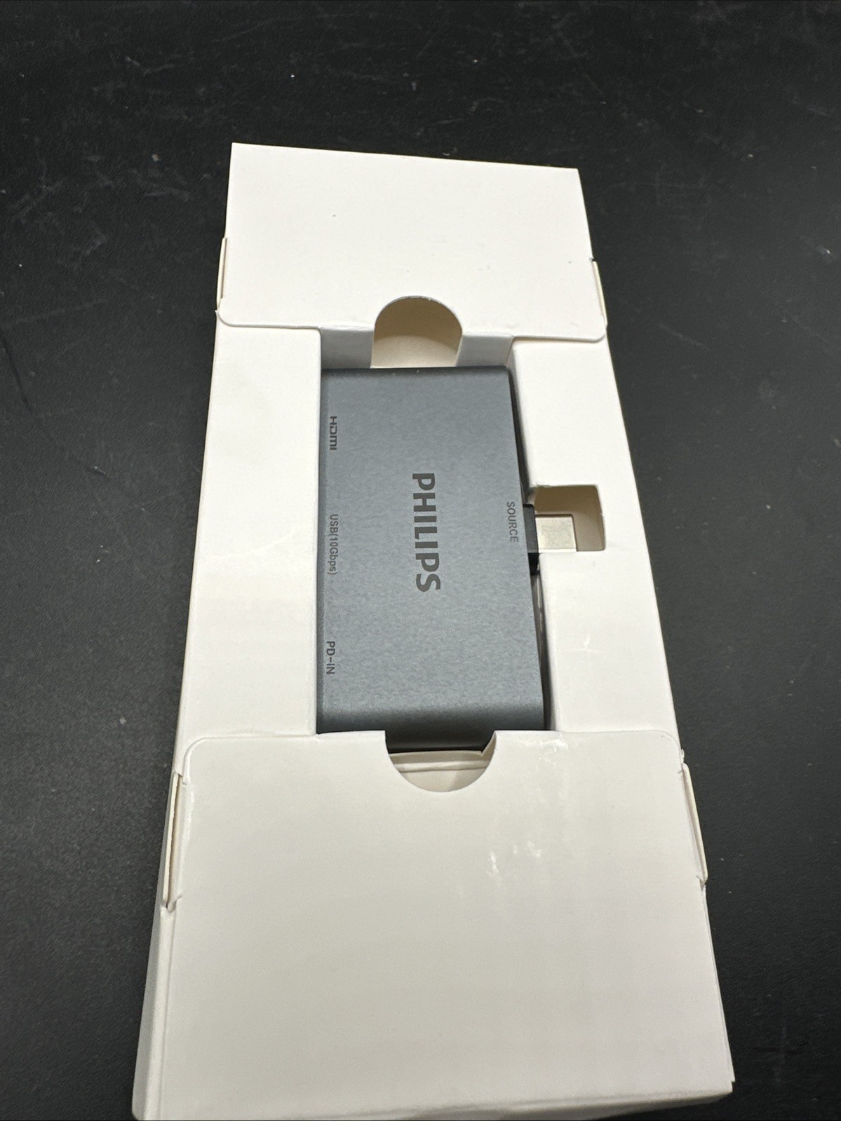 PHILIPS MULTIPORT HUB With Power Pass-Through USB-C & HDMI 100 Power Delivery