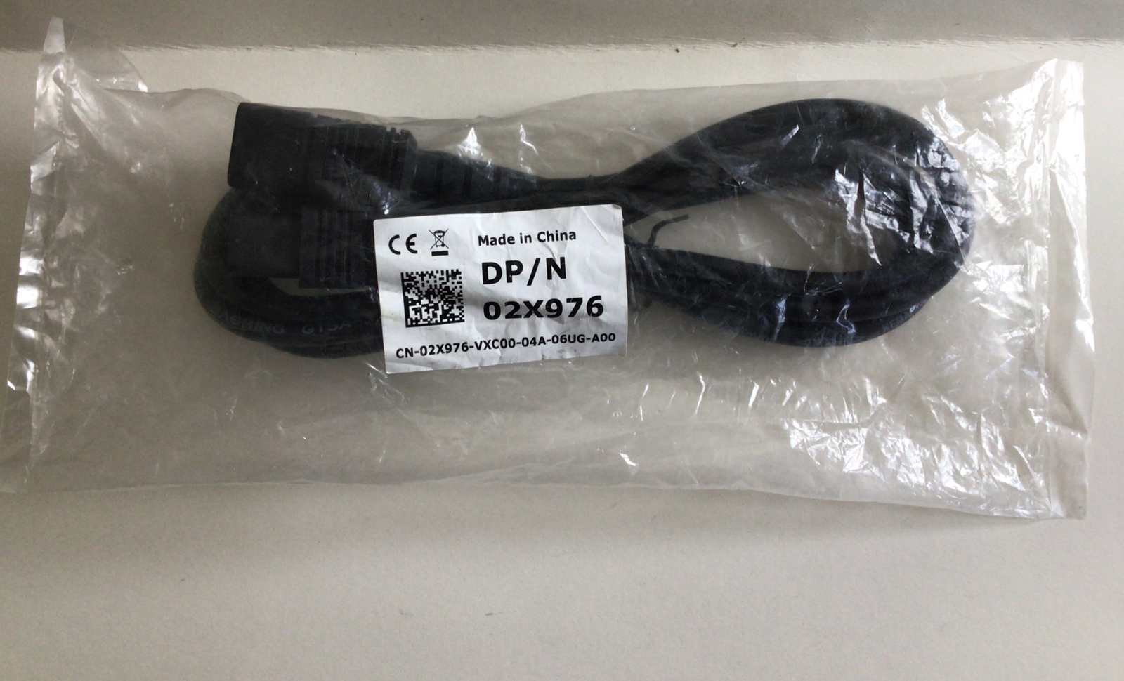 New Dell 8Ft C19 to C20 Power Cord Mfr P/N 02X976 