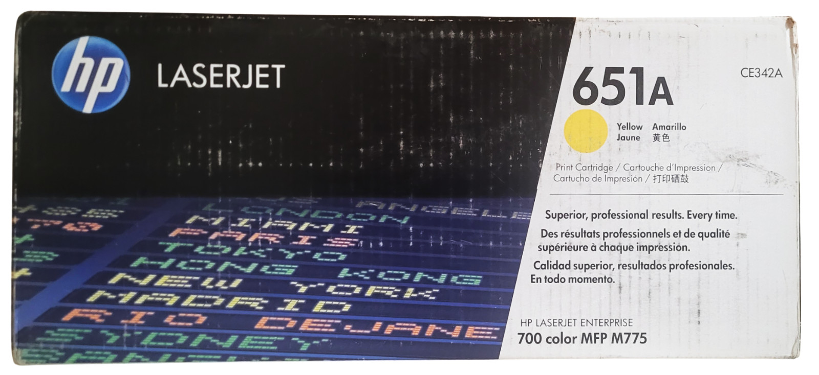 HP LaserJet 651A Yellow CE342A Toner Cartridge 