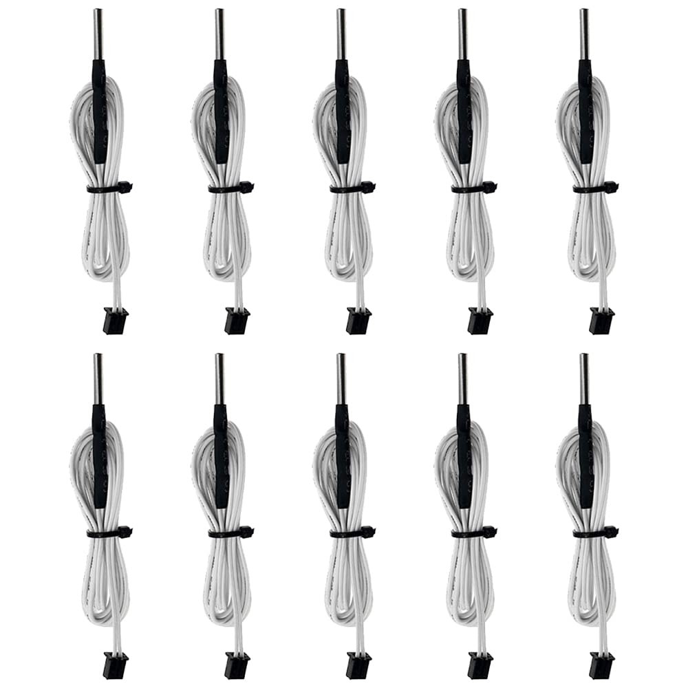 HTNTC100K Thermistor Sensor, Ender 3 v2 Upgrade 3x15 3950 XH2.54 2Pin, Compat...