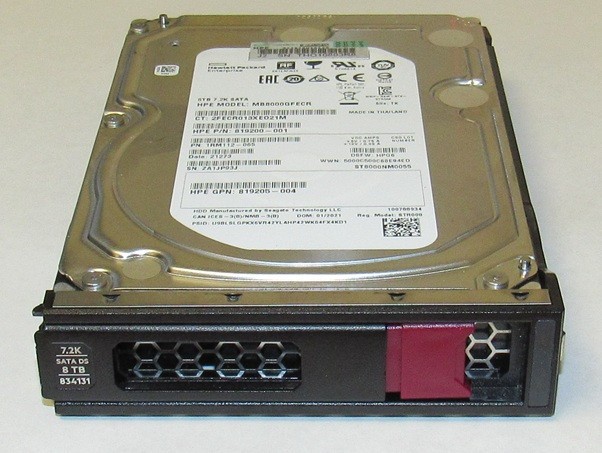 HPE Seagate 8TB SATA 6G 7.2K LFF LP 512E ST8000NM0055 834028-B21  834131-001