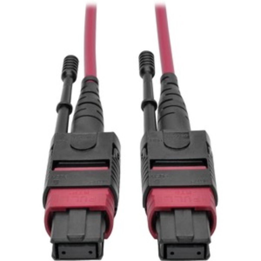 Tripp Lite 2M 12 Fiber 40/100 GbE OM4 Plenum-Rated MTP/MPO Multimode Patch Cable