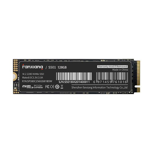 Fanxiang 128G 256GB NVME SSD M.2 2280 PCIe Gen3x4 Internal Solid State Drive TLC