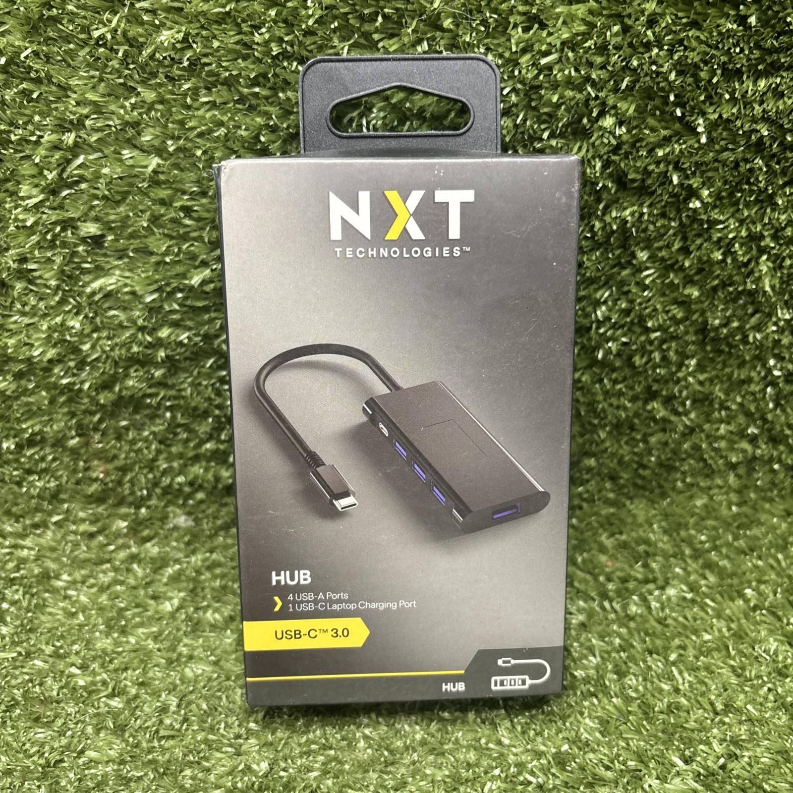 NXT Technologies 4-Port USB-C 3.0 Hub Black (NX60398)