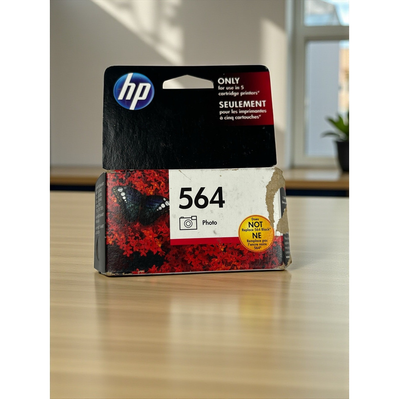 HP 564 Photo Ink Cartridge CB317WN Genuine OEM Sealed