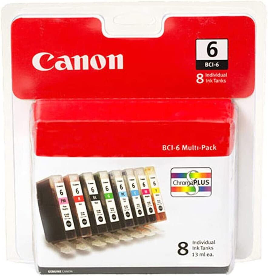 8PK GENUINE Canon BCI-6 Ink Cartridge for iP9900
