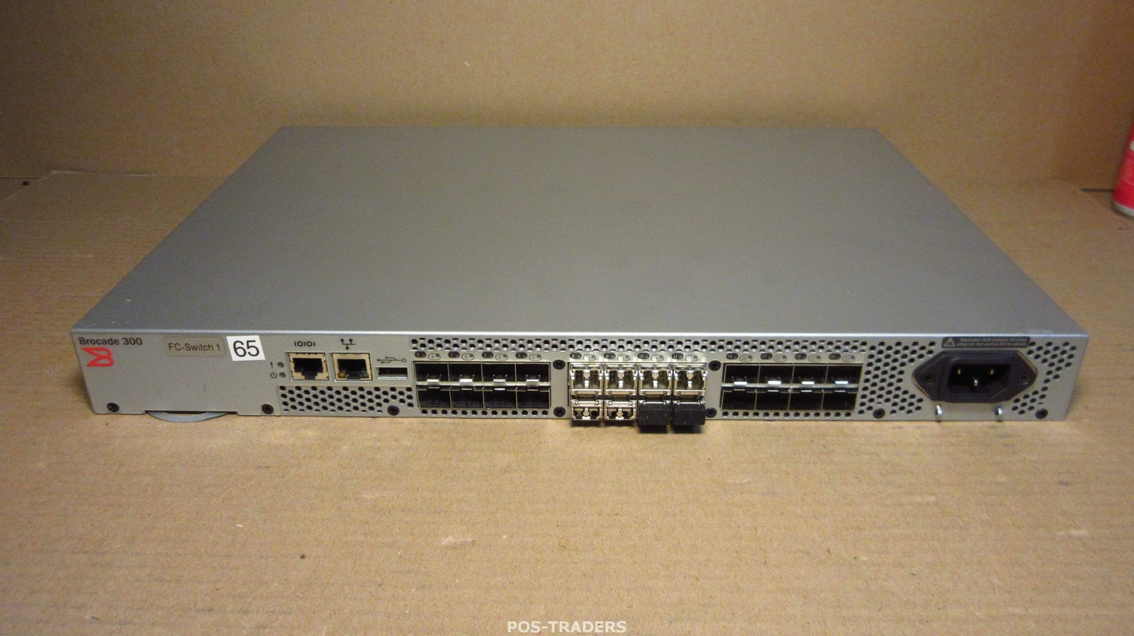 Brocade 300 SM-310-0000 310 24Port 8Gb Fibre Channel SAN Switch INCL 8x 8GB SFP