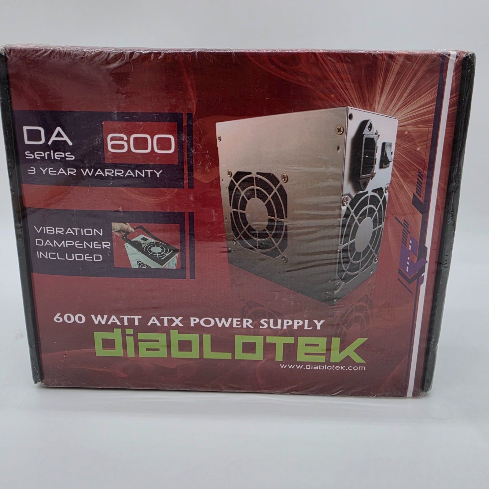 Diablotek DA Series 600-Watt ATX Power Supply PSDA600 New