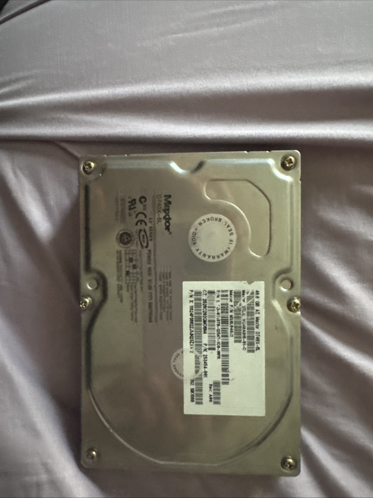 Maxtor IBM 19K1568 253454-001 D740X-6L MX6L040J2 40GB 7200 RPM IDE Drive TESTED