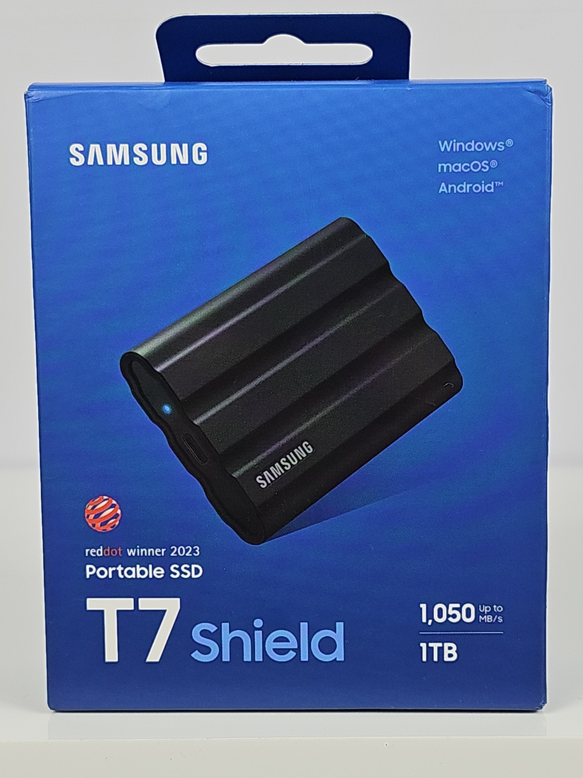 Samsung T7 Shield 1TB External SSD - Black (‎MU-PE1T0S/AM) - New W/ Factory Seal