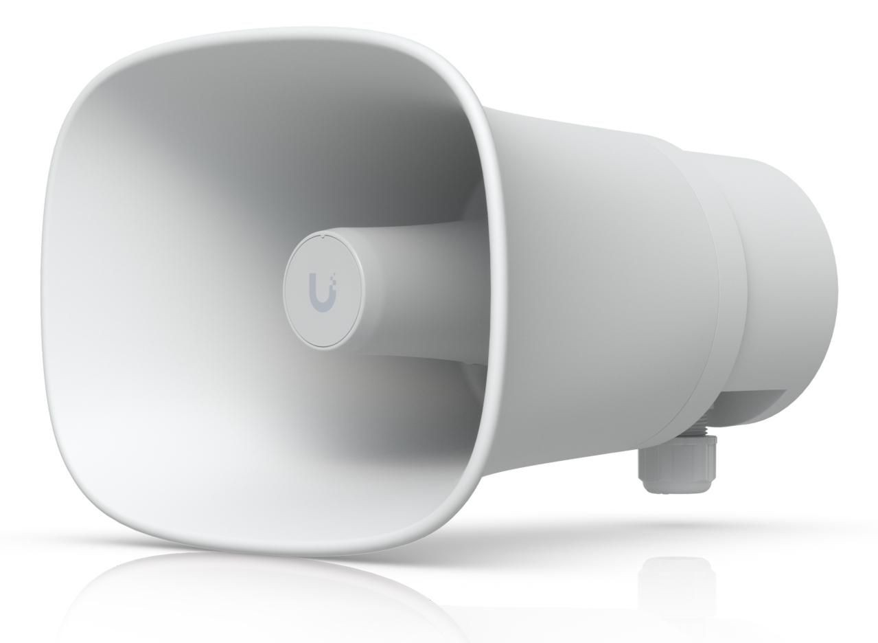 UBIQUITI W129125991 UP-AI HORN SPEAKER-W All-weather PoE 120 dB horn speak ~E~