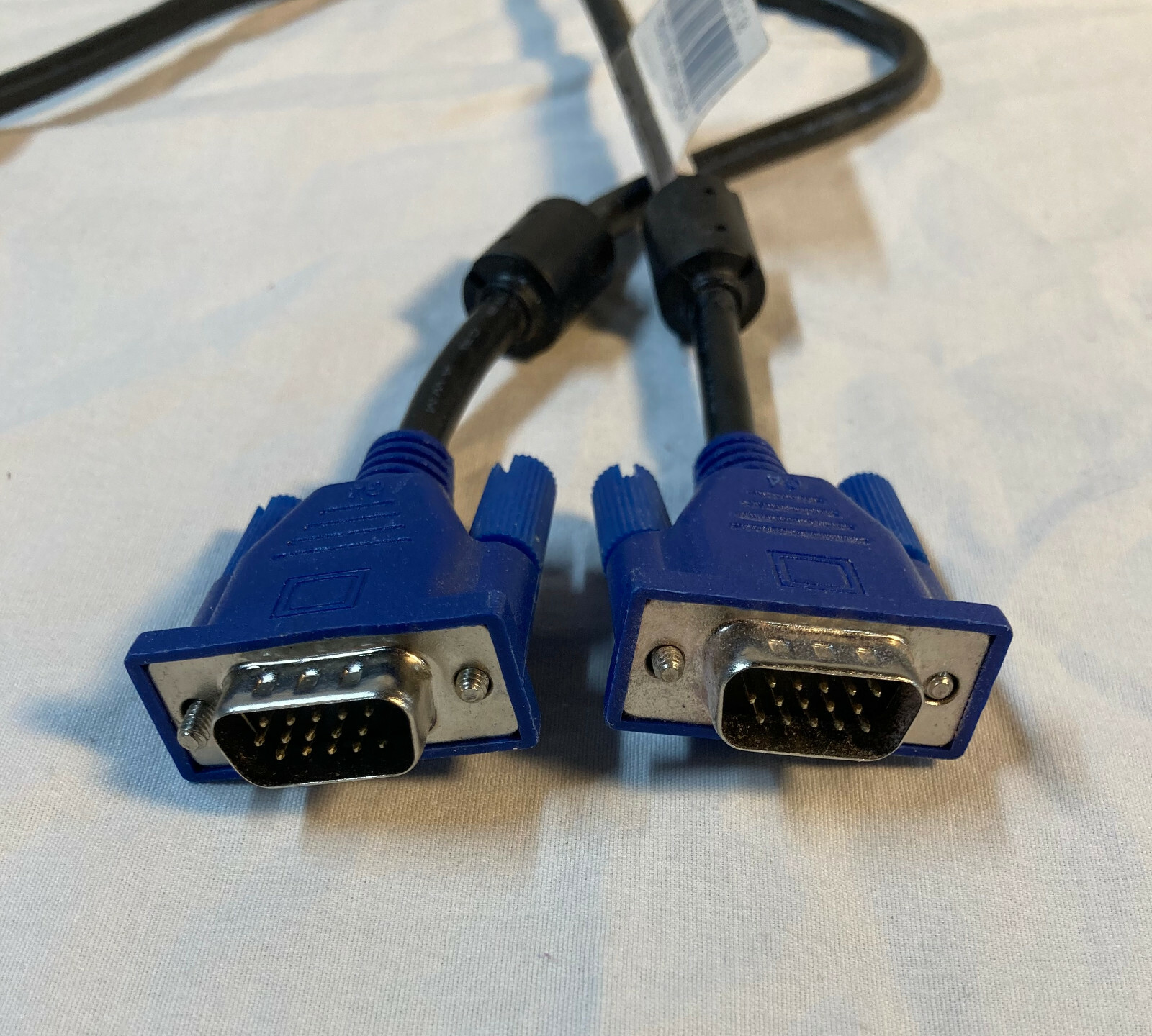New HOTRON 6' Male to Male VGA Monitor Cable E246588 w/Dual RFI Chokes