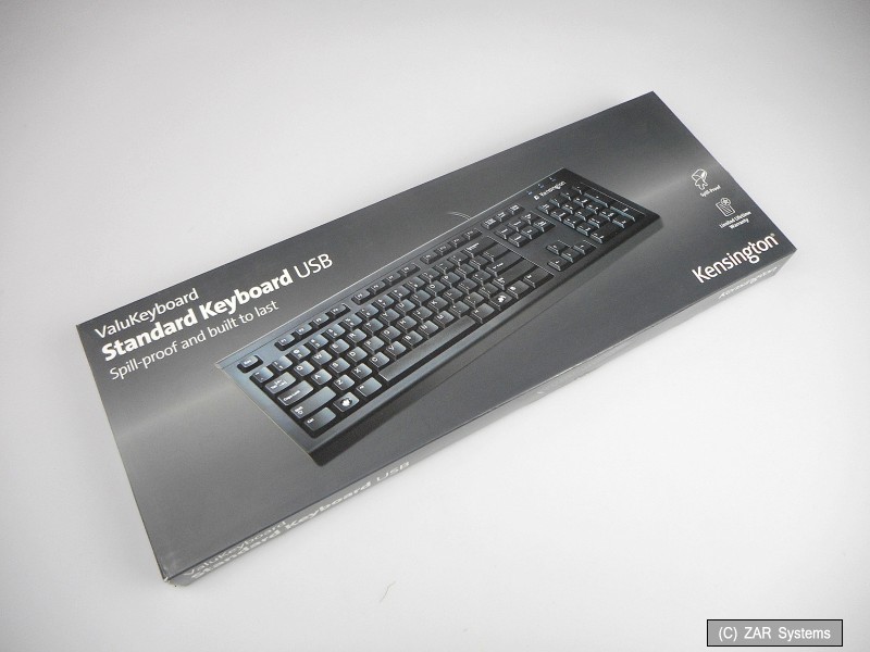 Kensington ValuKeyboard Black (ES) USB+PS/2, QWERTY Black Layout SPAIN (SPA)