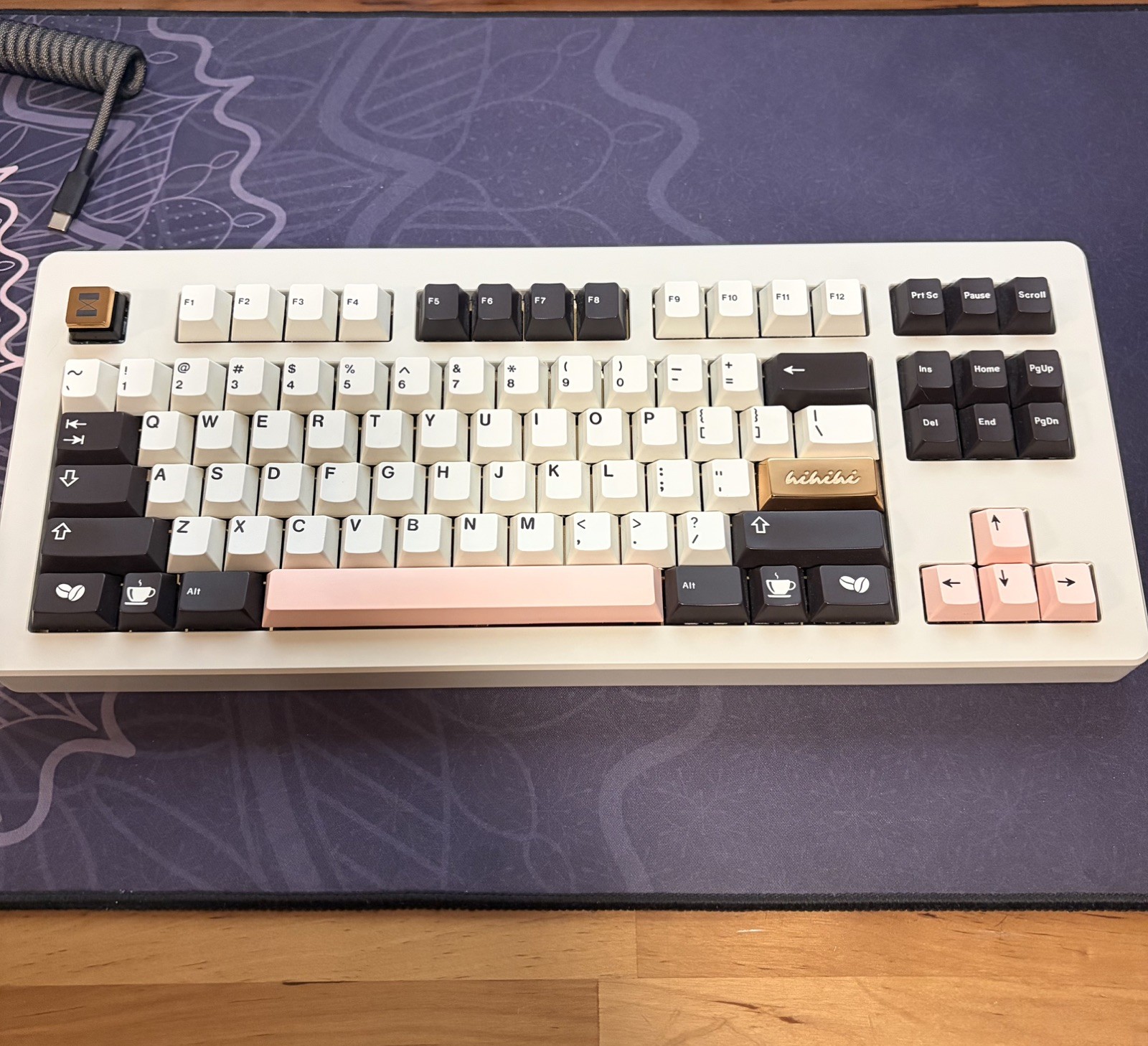 RAMA WORKS U80-A SEQ2 SOYA Keyboard - Fully Built w/RM Frog Switches,NO KEYCAPS 
