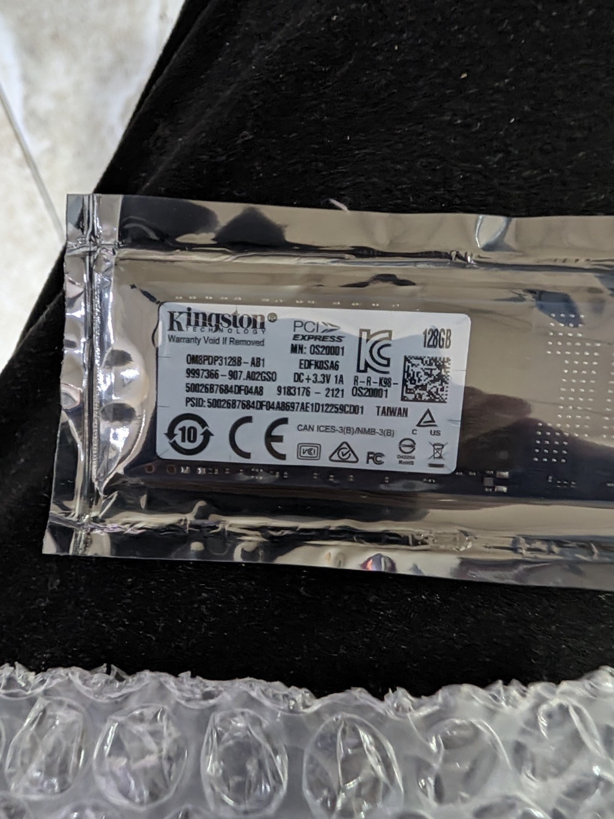 Brand New Kingston 128GB M.2 2280 NVMe PCIe Gen3 x4 SSD (OM8PDP3128B-AB1)