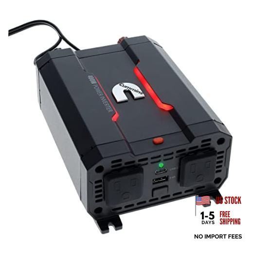 CMN400 400 Watt Car Inverter DC 12 Volts to 110 Volts AC Converter (Full Kit