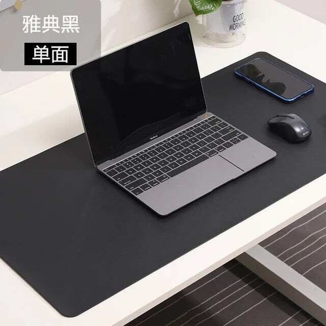 Portable Mouse pad large Gaming Waterproof Non-slip PU Leather Suede Desk Mat