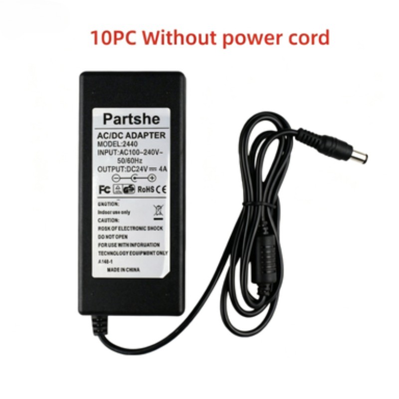 10pcs 24V 4A AC DC Adapter For Zebra GK420d GX420d GK420t GX420t Power Supply