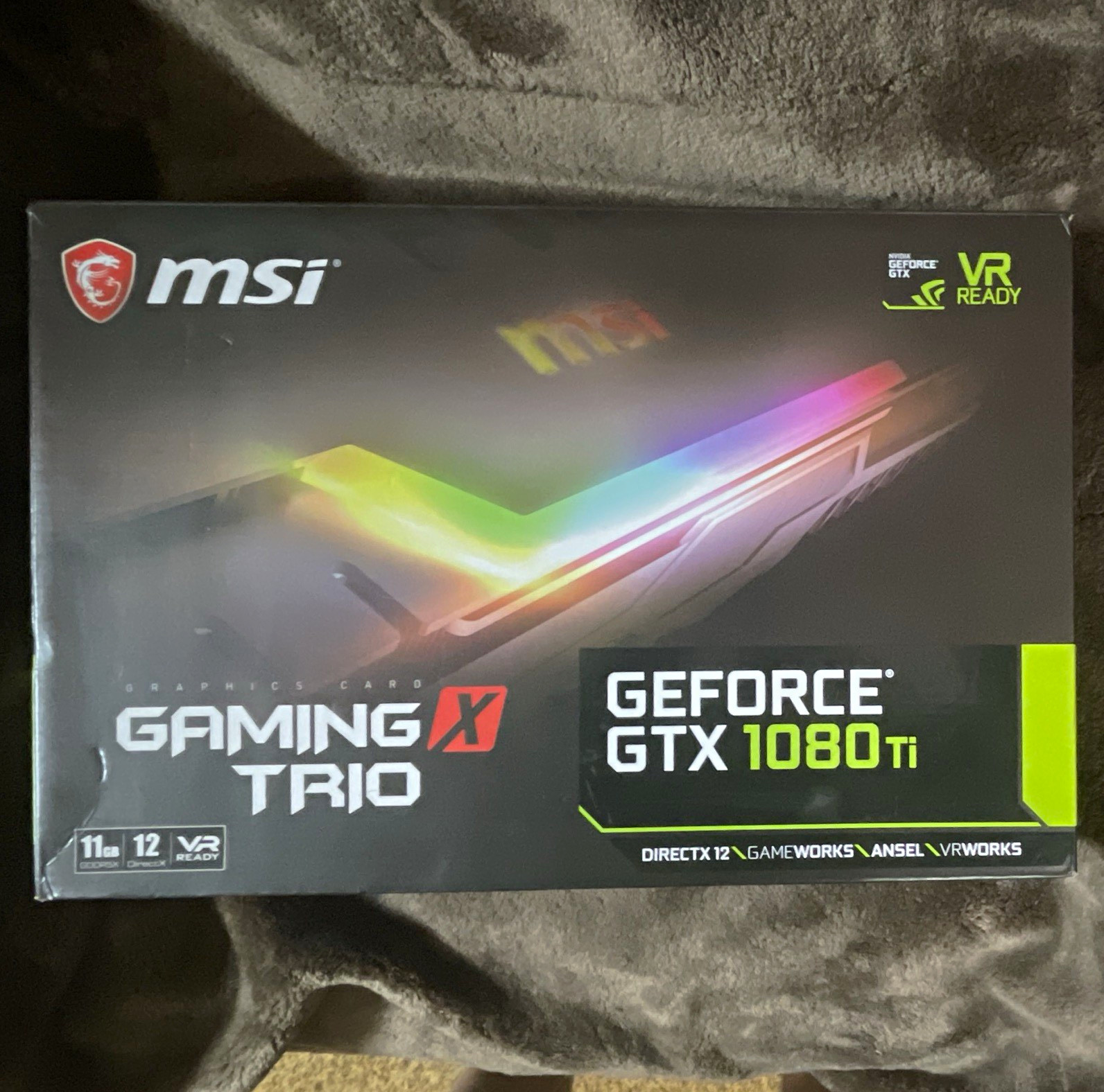 MSI Gaming X Trio NVIDIA GeForce GTX 1080 Ti VR Ready DirectX 12 GPU