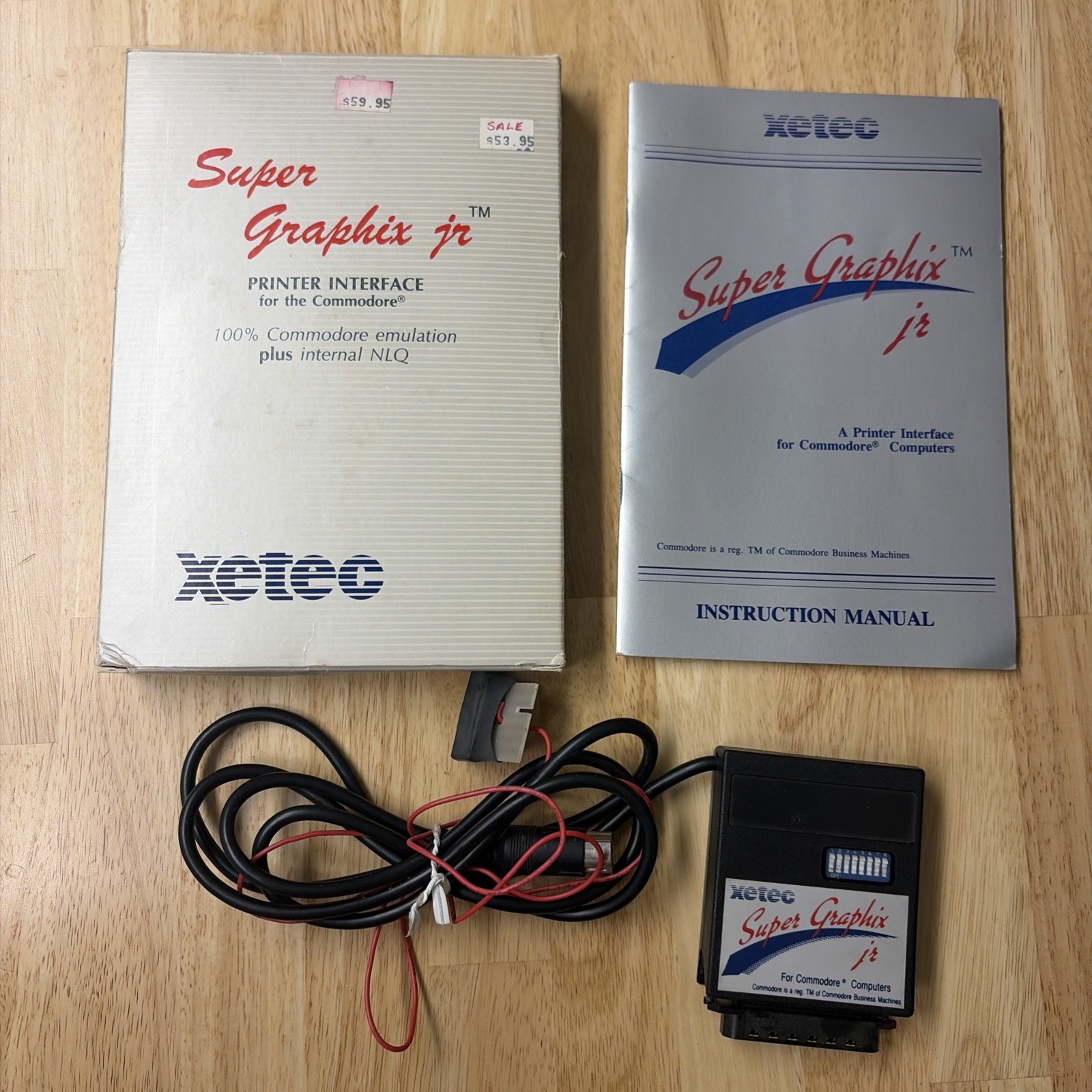 XETEC Super Graphix Jr For Commodore Computers Printer Interface Software