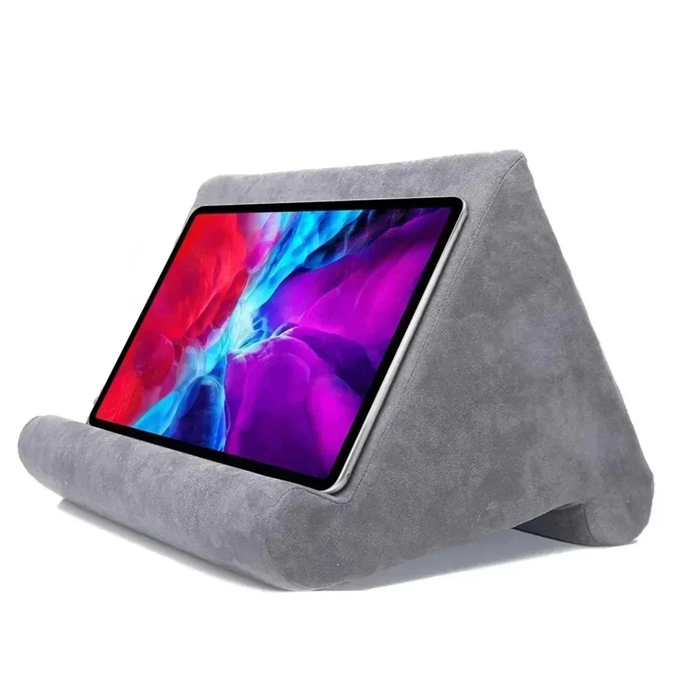 Tablet Pillow Stand Multi-Angle Soft Cushion Lap Holder for iPad, Phone & Tablet