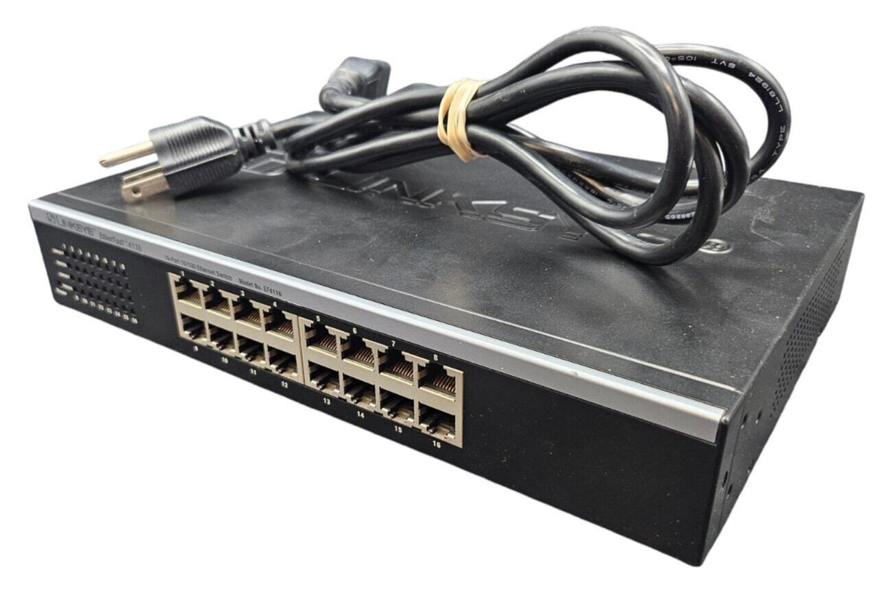Cisco-Linksys EF4116 EtherFast 4116 16-Port 10/100 Ethernet Switch 