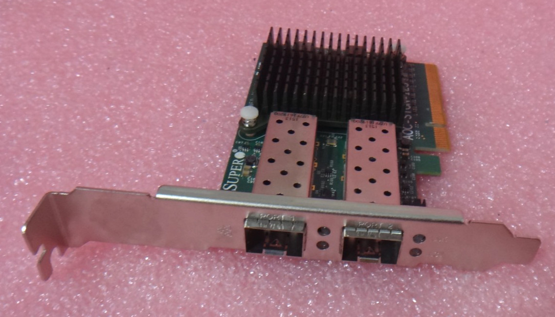 LOT OF 6 Supermicro Intel X520-DA2 Dual Port AOC-STGN-I2S Rev2 Network Adapter