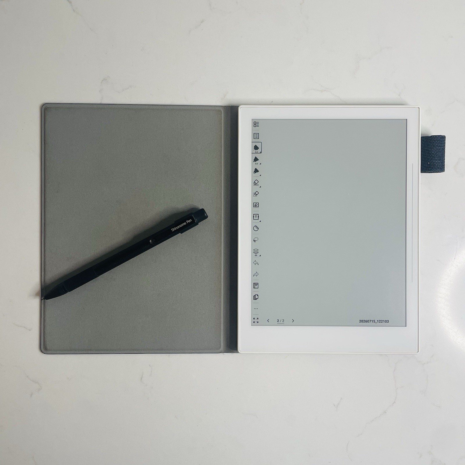 Ratta Supernote Nomad A6 X 32GB 7.8in Tablet With Case & Shinonome Pen Bundle