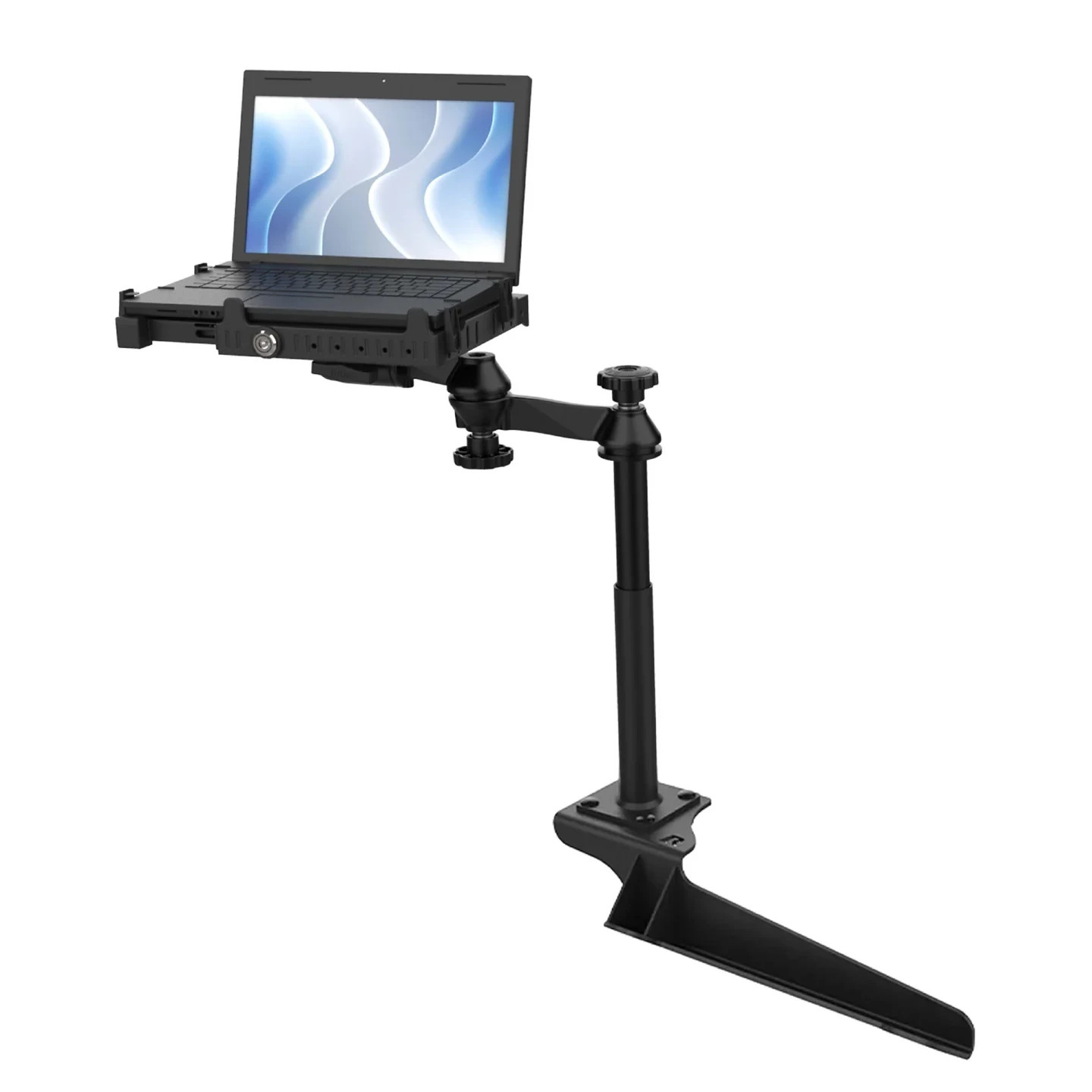 RAM Tough Tray III Locking Laptop Mount 1999-2016 Ford F250-F750 RAM-VB-185-SW3