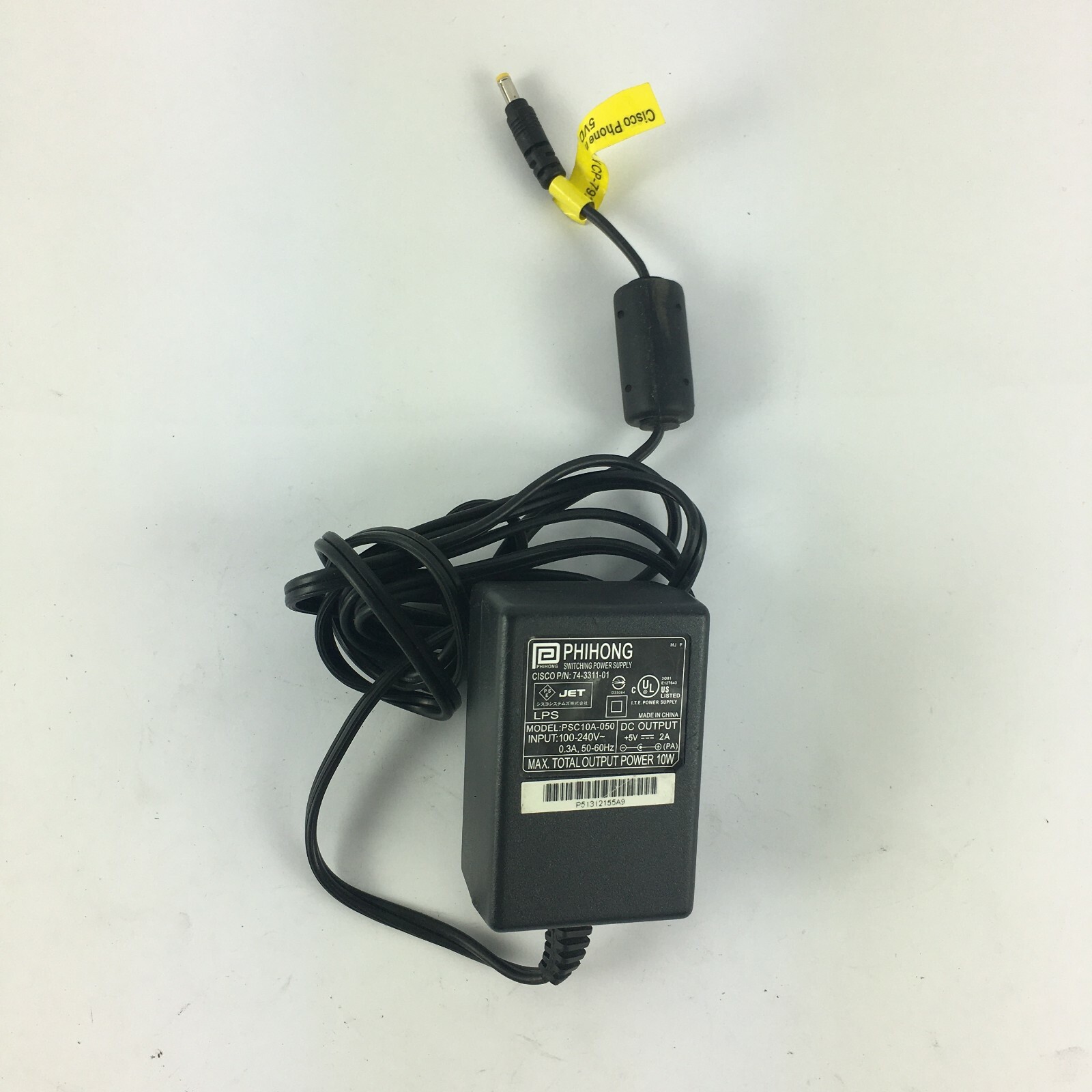 Genuine Phihong PSC10A-050 Output 5V 2A Power Supply Adapter A23