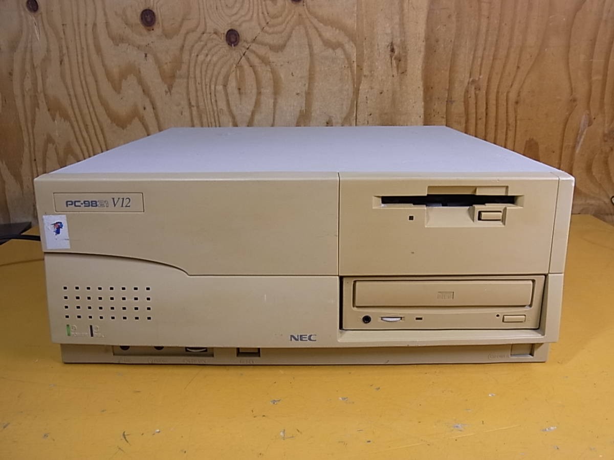 NEC PC-9821V12/S5RA CD HDD FD MSDOS 6.2 with power cord F/S 100V A/593 Japan