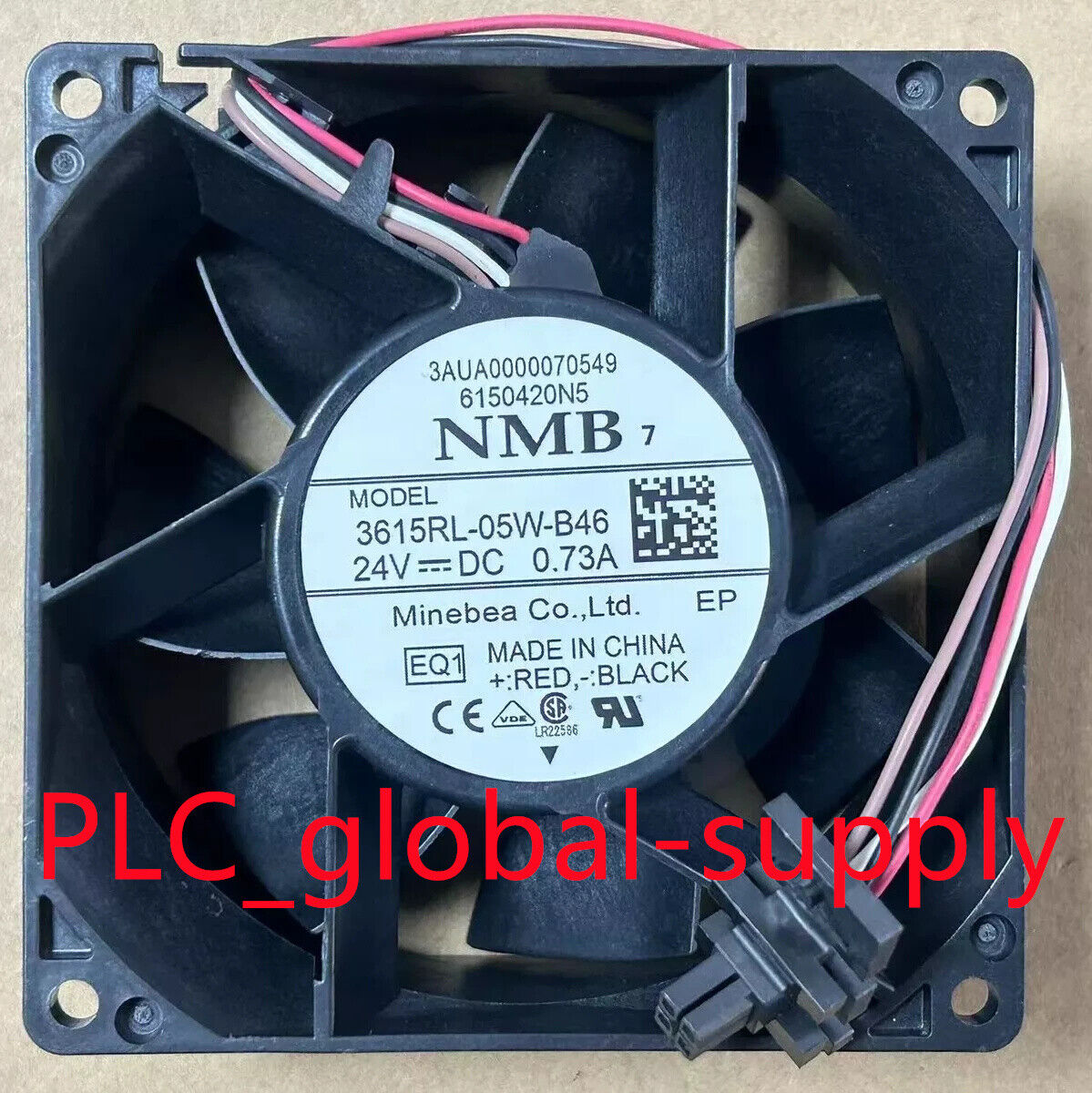 1PCS NEW NMB 3615RL-05W-B46 Cooling Fan DC 24V 0.73A 92*92*38MM  Fast delivery