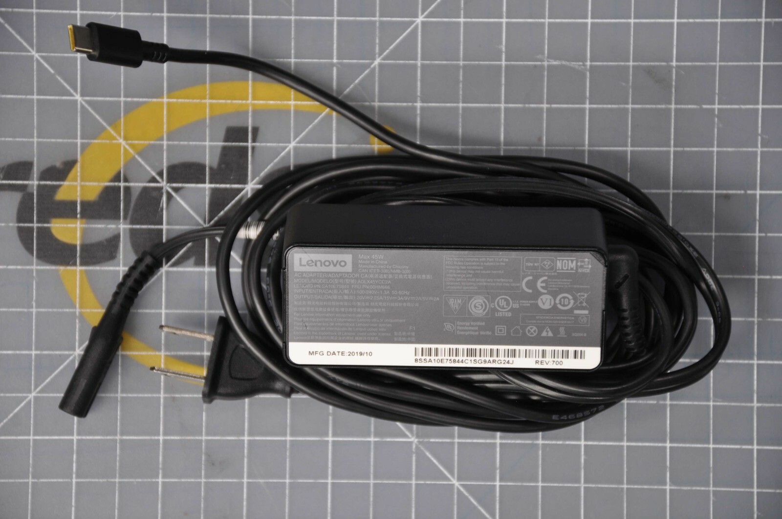LENOVO Laptop Power Adapter 45W 5.0V Grade A 00HM666