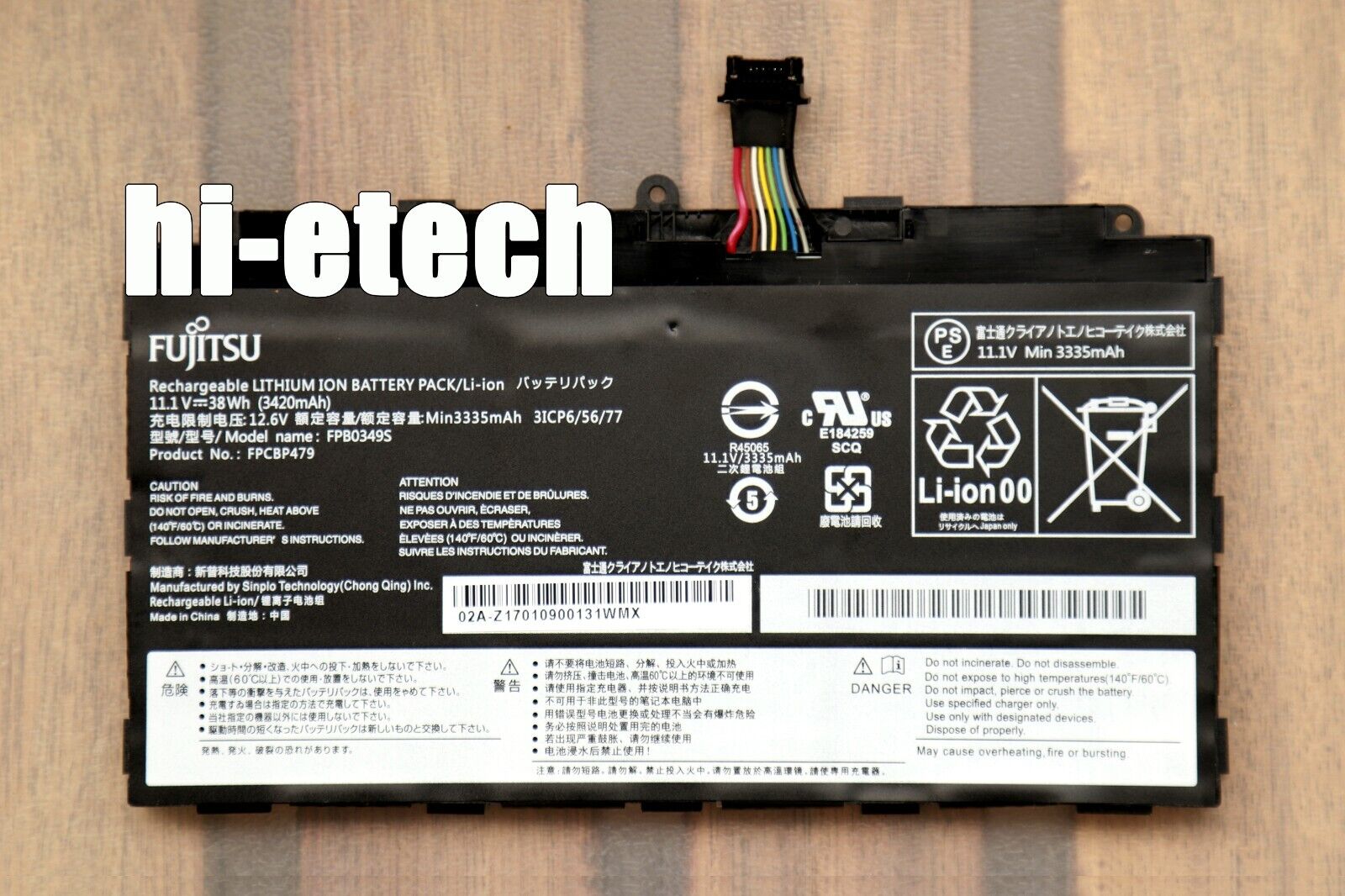 New Genuine FPB0349S FPCBP479 Battery for Fujitsu Stylistic Q616 Q665 Q738 Q739
