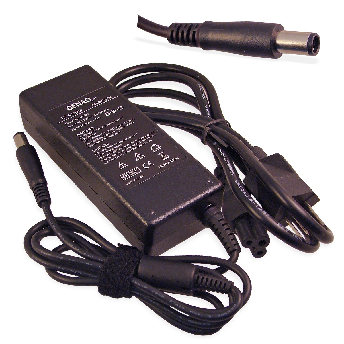 DENAQ 19V 4.74A 7.4mm-5.0mm AC Adapter for HP/Compaq HP Business Notebook