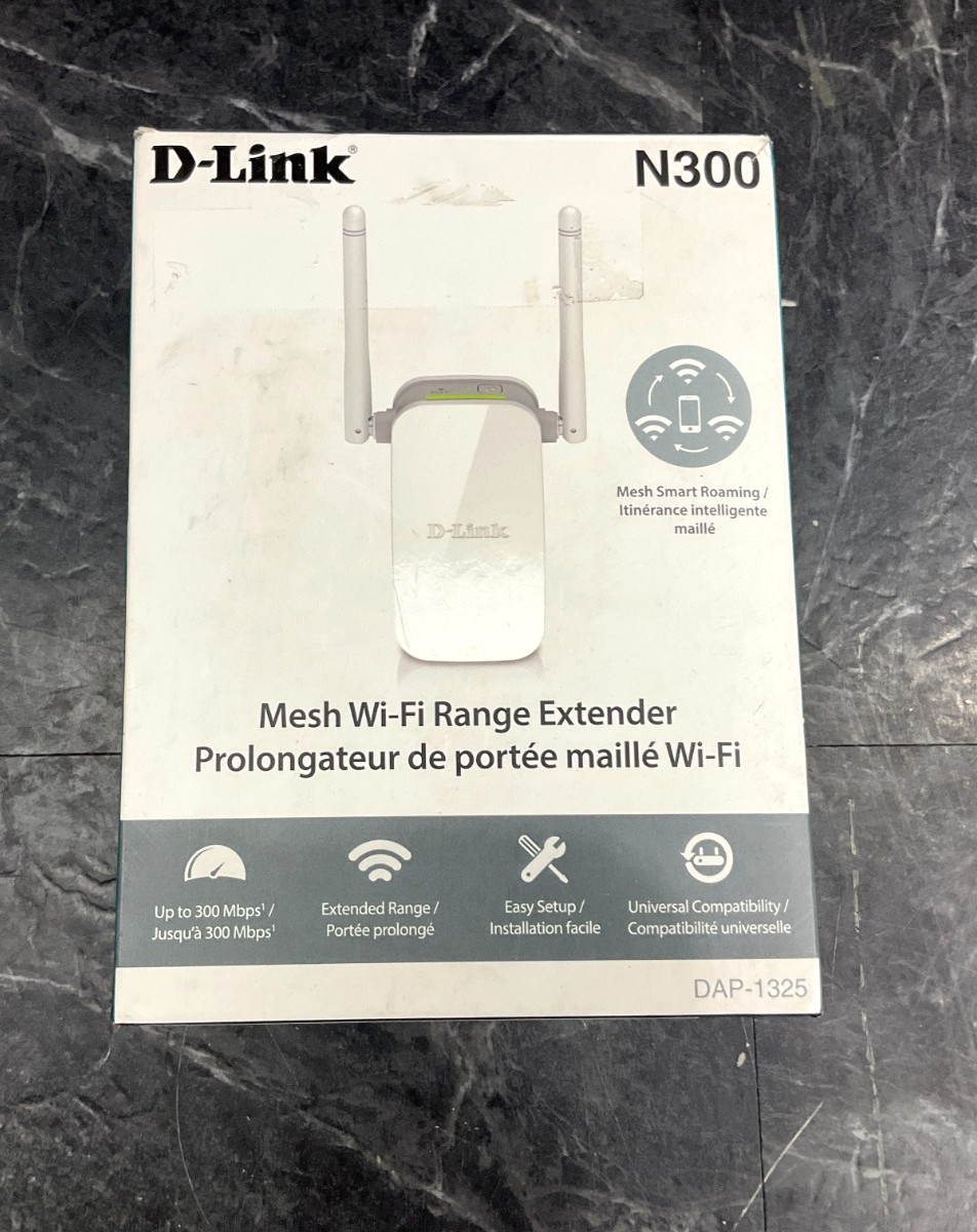 D-Link N300 Mesh Wi-Fi Range Extender DAP-1325 ✨❤️✨✨❤️✨ NEW OPEN BOX