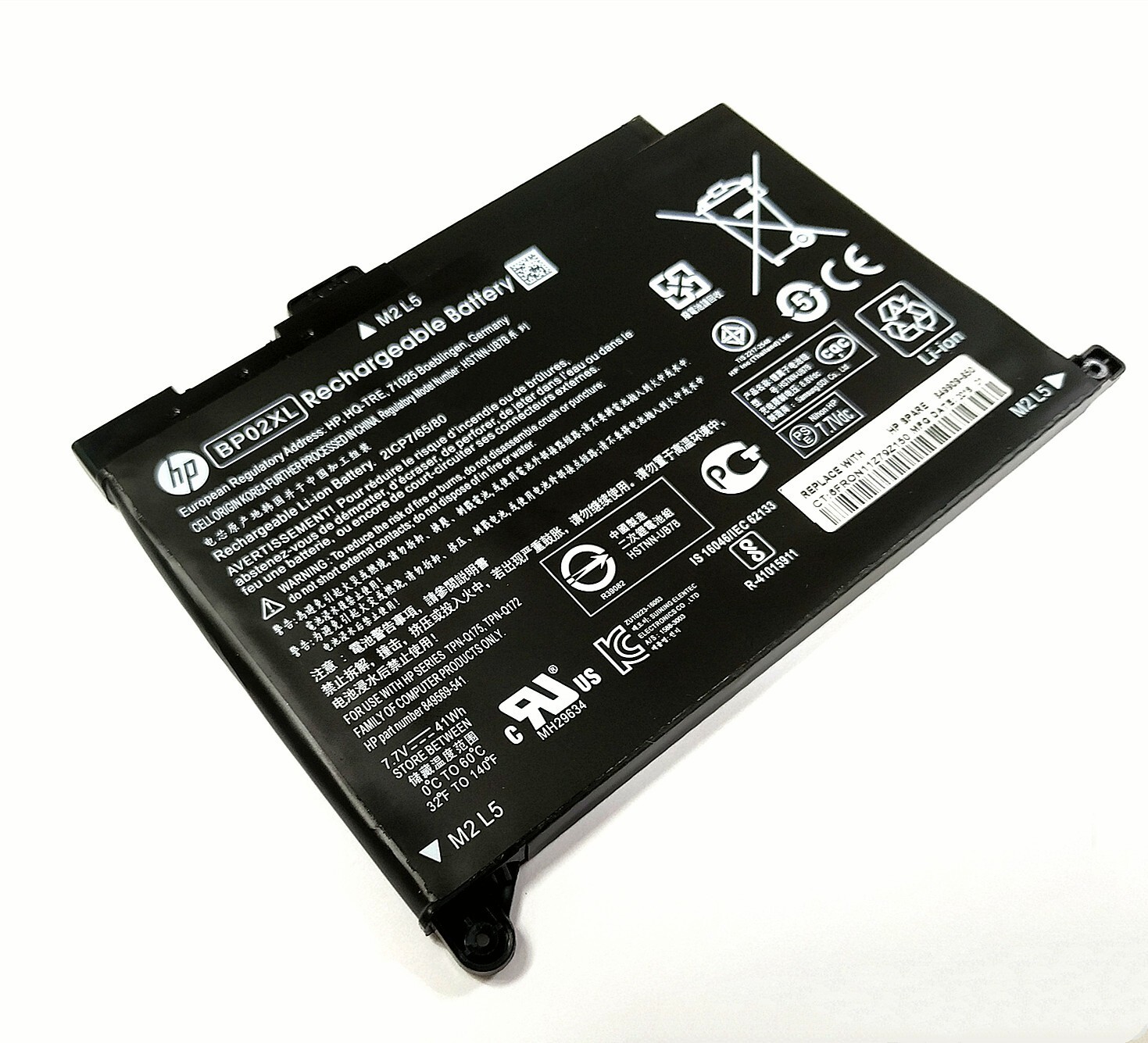 Genuine NEW BP02XL Battery For HP Pavilion BP02041XL 849909-850 849569-541 41Wh